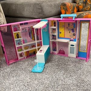 Barbie Fashion Closet Playset - and little house